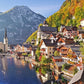4000 Piece Jigsaw Puzzle, Hallstatt, Austria, Mountain lake, Landscape, Alps, Adult Puzzle, Castorland C-400041-2