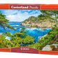4000 Piece Jigsaw Puzzle, Californian Coast, USA, Spectacular landscape view, Seaside, Ocean view, Adult Puzzle, Castorland C-400355-2