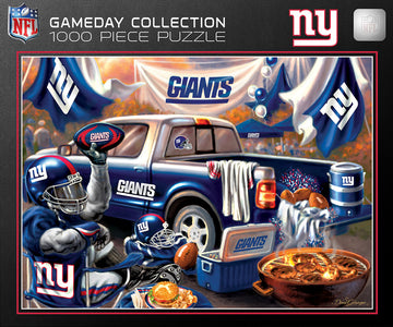 Masterpieces 1000 Piece Jigsaw Puzzle For Adults - Nfl New York Giants Gameday - 19.25'X26.75'