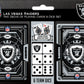 Las Vegas Raiders Playing Cards And Dice Set