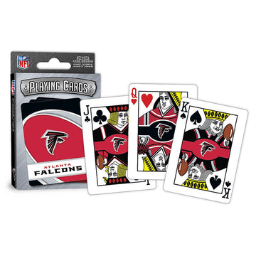 Masterpieces Officially Licensed Nfl Atlanta Falcons Playing Cards - 54 Card Deck For Adults