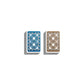 All-Plastic Baron Bridge Playing Card (Slightly Larger Index) - Boxed Double Deck