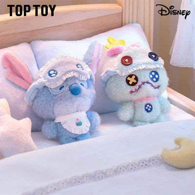 [In Stock] MINISO Disney Squinting Sleepwear Series Plush Keychains Gift Blind Box