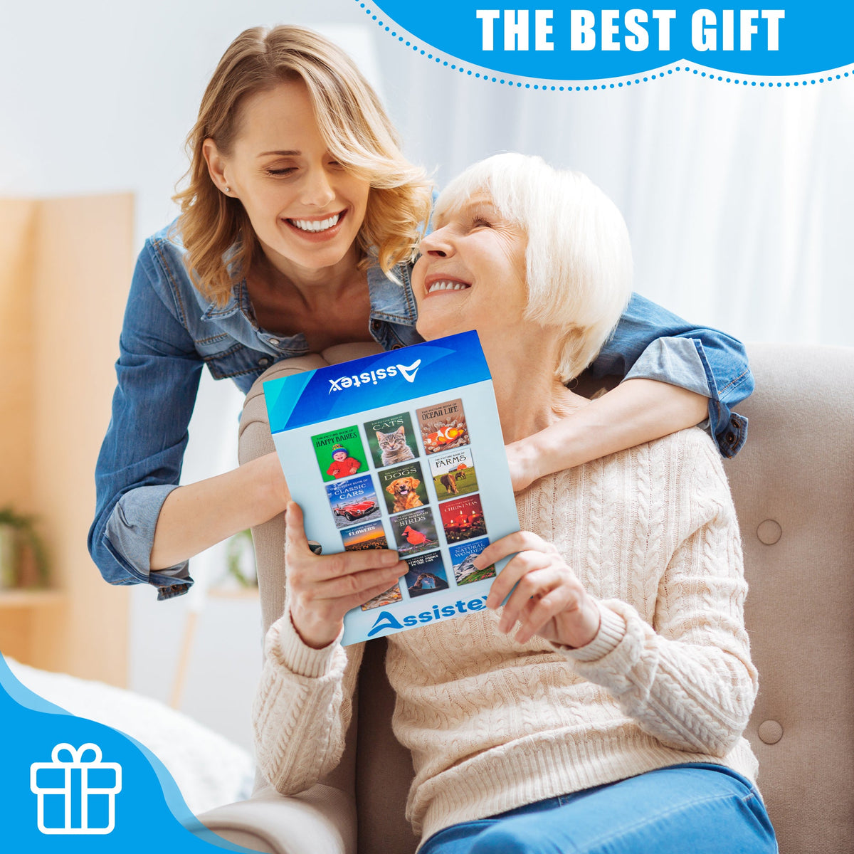 Picture Book Set for Seniors with Dementia - Alzheimer's Activity for Adults - for Patients in Nursing Home - Gifts for Elderly - Memory Care Games - Stroke Rehab - Brain Exercise - Parkinson Product