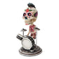 6.5 Inch Day Of Thedead Bobblehead Drummer Painted Figurine