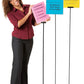 6 ft. Floor Stand for 8.5 x 11 & 11 x 17 signs
