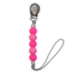 Glow in the Dark Pacifier Clip // Pink