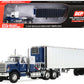 Chevrolet Bison with 34inch Flat Top Sleeper & 40 Vintage Trailer with Reefer Blue and White 1/64 Diecast Model by DCP/First Gear