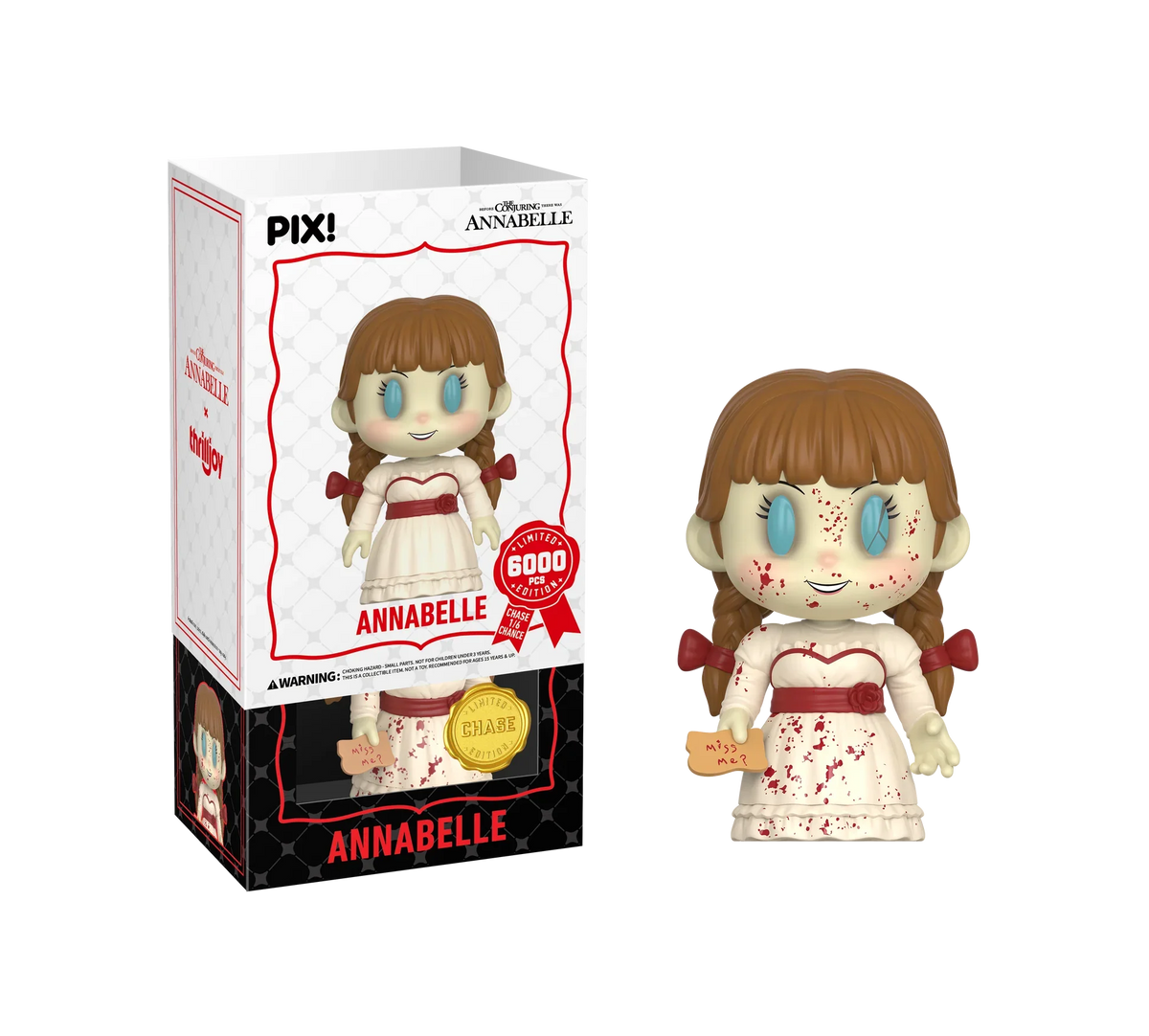 [Thrilljoy] The Conjuring - Annabelle LE6000 PIX Vinyl Figure (1 in 6 Chance at Chase)