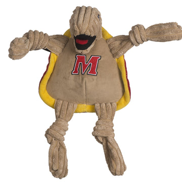 NCAA University of Maryland - Testudo the Terrapin Knottie® Plush Dog Toy