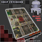 60x44" 'Ship Interior' F.A.T. Mat Battle Gaming Mat
