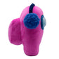 Just Toys Llc Among Us 6' Plush Series 4 (Pink W/Ear Muffs)