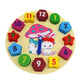 Myaddiction Early Educational Learning Sorting Clock Puzzle Play Toy For Toddlers Kids