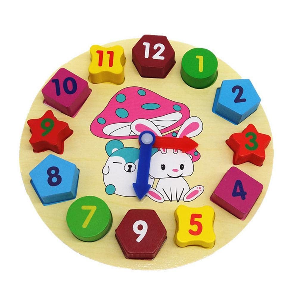 Myaddiction Early Educational Learning Sorting Clock Puzzle Play Toy For Toddlers Kids