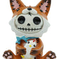 Ebros Furry Bones Fen Fen The Fox Skeleton Figurine 3' H Furrybones Red Fox With Chicken Doll Costume Hooded Voodoo Skeletons Skulls Macabre Collectible Sculpture Decorative Accent