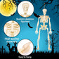 Dulefun 8Pcs Skeletons Halloween Decorations 6 Inch Small Skeletons Figurines Mini Skeletons For Halloween Indoor Outdoor Gravey