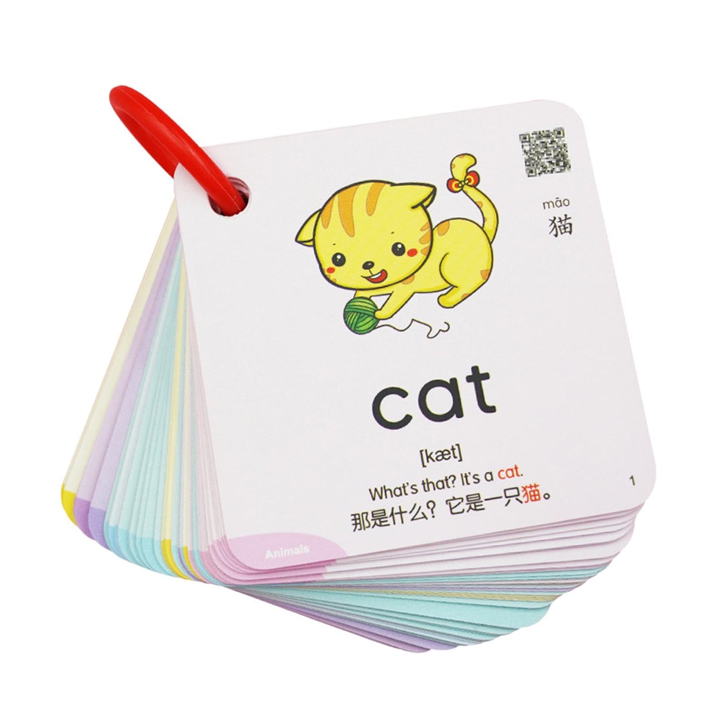 Merishopp300Pcs Learning Flashcard Learning Flashcards For Toddlers Children 3+ Years|Toys & Hobbies|Educational|Other Education