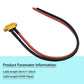 2Pcs Amass Xt60E-M Plug Male Battery Connector Mountable Pigtail Cable,Xt60 Panel Mount Connector With 30Cm Cable For Rc Lipo Ba