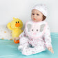 Reborn Baby Dolls Clothes 22 Inch Cute Elephant Girl Outfits For 20-22 Inch Newborn Doll Clothing Accessories…