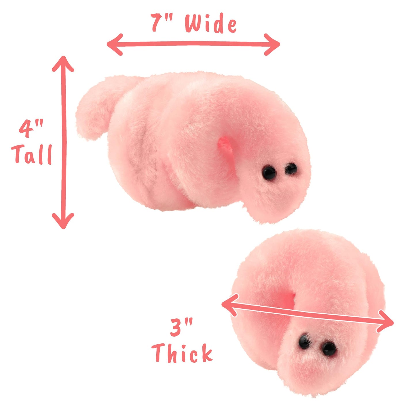 GIANTmicrobes Pox Plush - Pink Textile Medical Gift for Doctors & Nurses, One Size, Model 890242000216