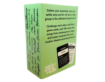 Spinningrock, 100 Songs Every Theatre Nerd Should Know - Ultimate Musical Theatre Card Game - Modern Deck