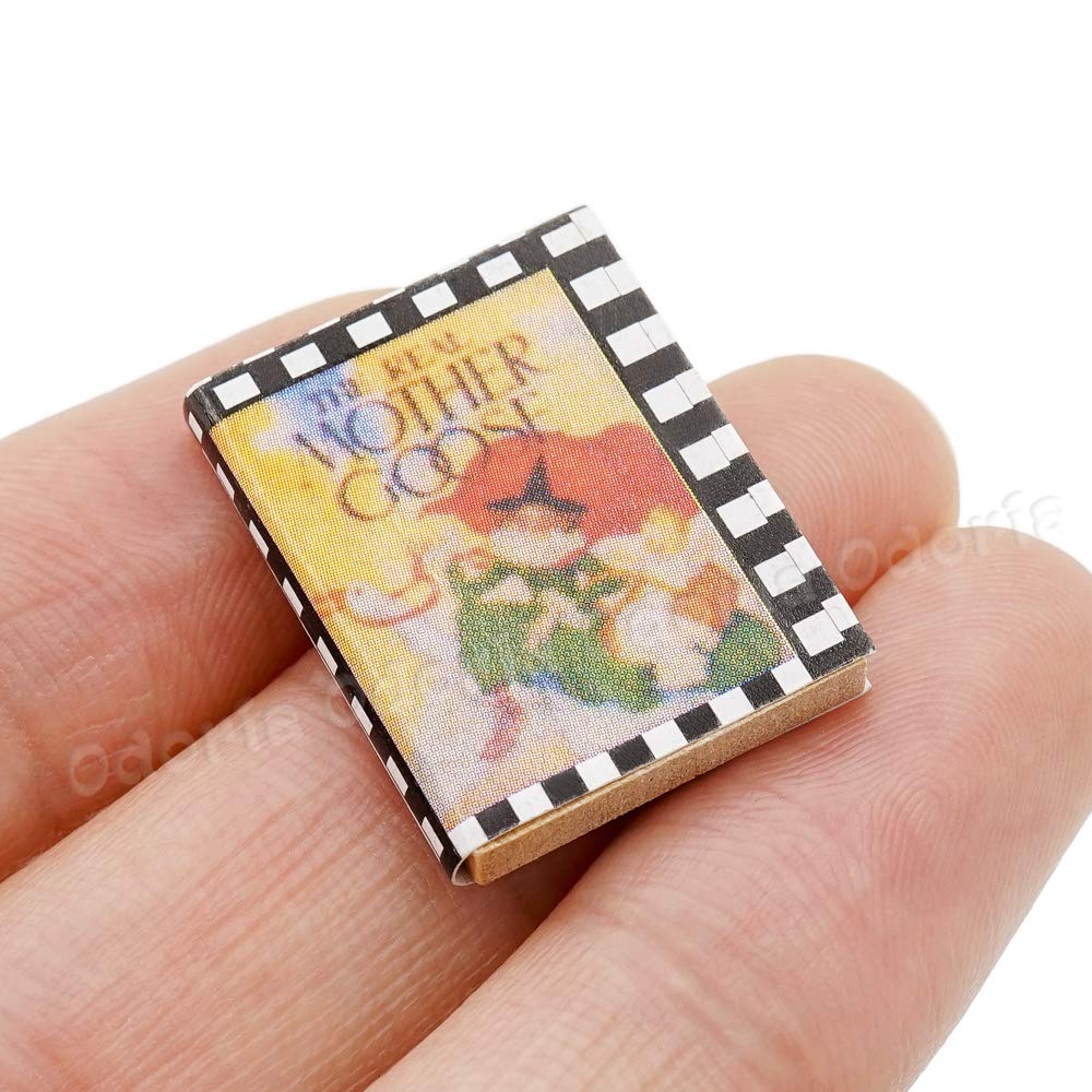 Odoria 1/12 Miniature Books 6Pcs Dollhouse Decoration Accessories