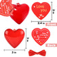 Umeelr 28 Packs Valentine Squishies Mochi In Hearts With Cards, Cute Mochi Squeezes Valentines Day Gifts Squishies Toys For Kids Classroom Exchange Prize Supplies
