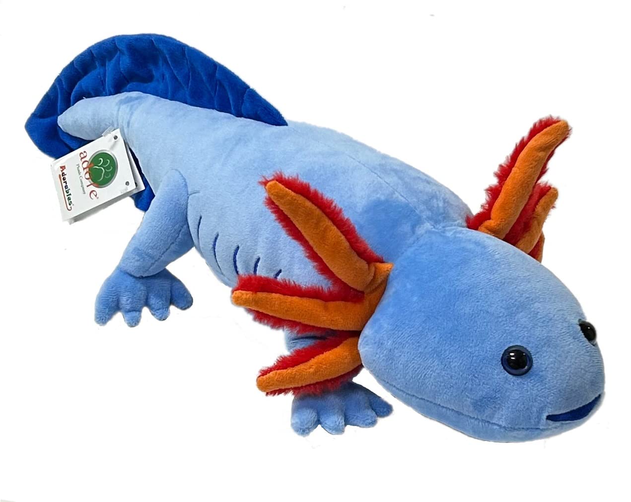 Adore Plush Company 21" Blue Axolotl Plush Stuffed Animal Toy - Soft, Cuddly, Perfect for Kids and Collectors