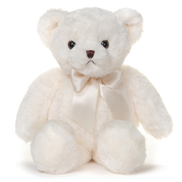 Bearington Chipper, 15 Inch White Teddy Bear Stuffed Animal, Makes A Great Gift For Birthday, Anniversary, Holiday, Or Graduatio