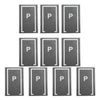 10Pcs Toy Racing Car Parking Space Stickers Peel and Stick Removable Road Tape Wall Decals for Kids Nursery Bedroom Playroom Dec