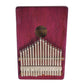 Lichts Portable 17 Notes C Tone Kalimba Dark Red For Kids Music Educational Toys 7.32 X 5.31 X 1.41Inch