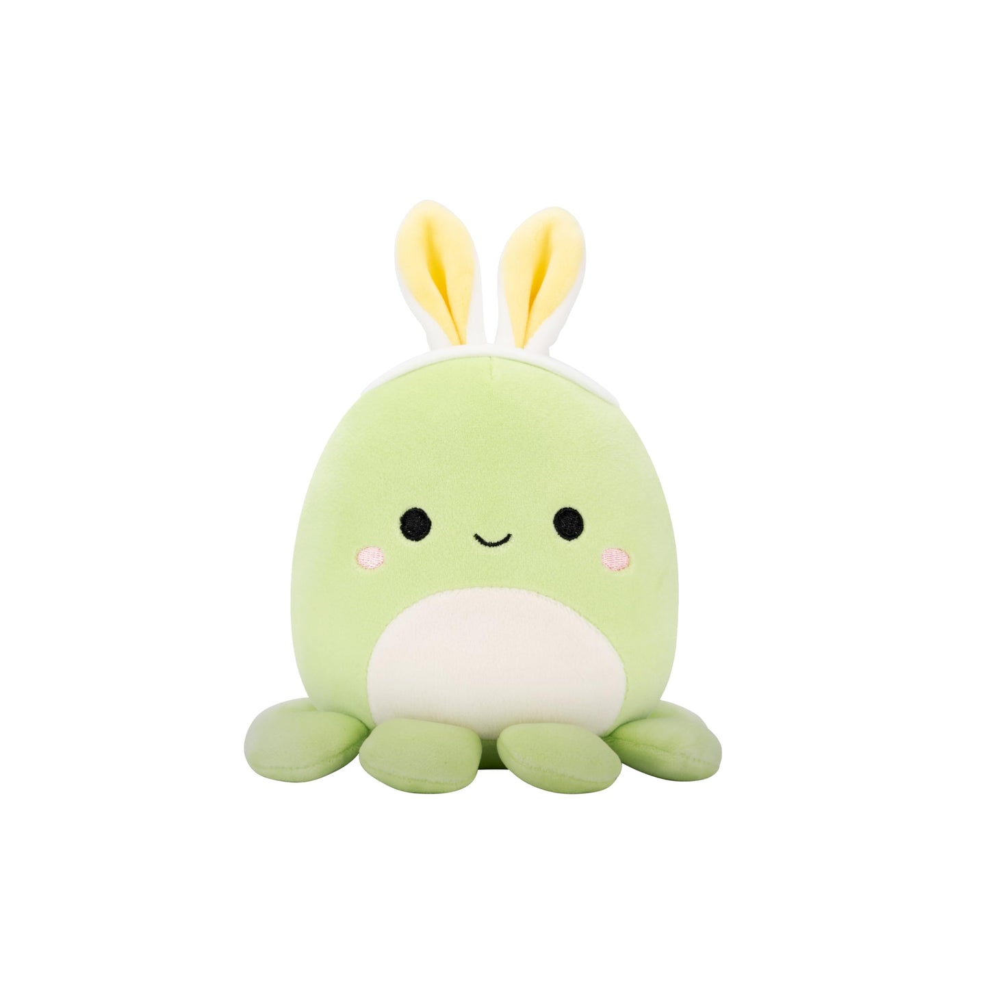 Squishmallows Original 5In Caleb The Green Octopus With Bunny Ears - Official Jazwares Easter Plush (Little)
