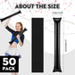 Cssopenss 50 Pcs Black Thunder Sticks Thicken Plastic Cheersticks Black Inflatable Thunder Sticks Sporting Events Team Spirit Ch