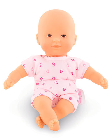 Corolle Mini Calin Soft Baby Doll - Pink - 8' Soft-Body Doll, Vanilla-Scented, For Kids Ages 18 Months And Up