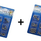 Shopaholic Stainless Steel 6 Metallic Intellectual Puzzles for All Age Groups.(Set of 2)