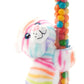 The Petting Zoo Rainbow Tiger Plushie Slap Bracelet - Colorful Stuffed Animal Gift for Kids, CandyPalz, ZOOLOGEE