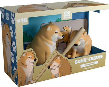 Youtooz Bonk Cheems Doge 3.5 Inch, Bonk Cheems Vinyl Figure, Cute Shiba Inu Doge Figure - Youtooz Meme Collection Based On Inter