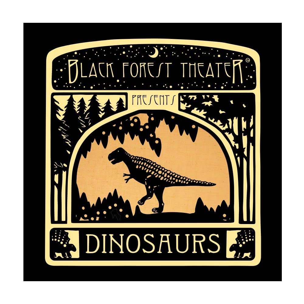 Black Forest Theater Presents - DINOSAURS - Interactive Shadow Puppet Book with Puppets
