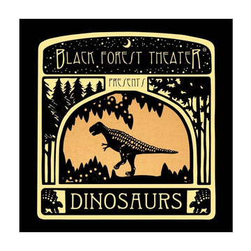 Black Forest Theater Presents - DINOSAURS - Interactive Shadow Puppet Book with Puppets
