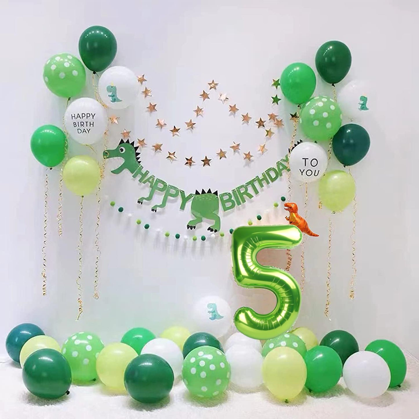 Number 6 Balloon 40 Inch Forest Light Green Balloons, 6Th Birthday Balloon For Boy Girl 16 60 61 65 Foil Mylar Helium Number Bal
