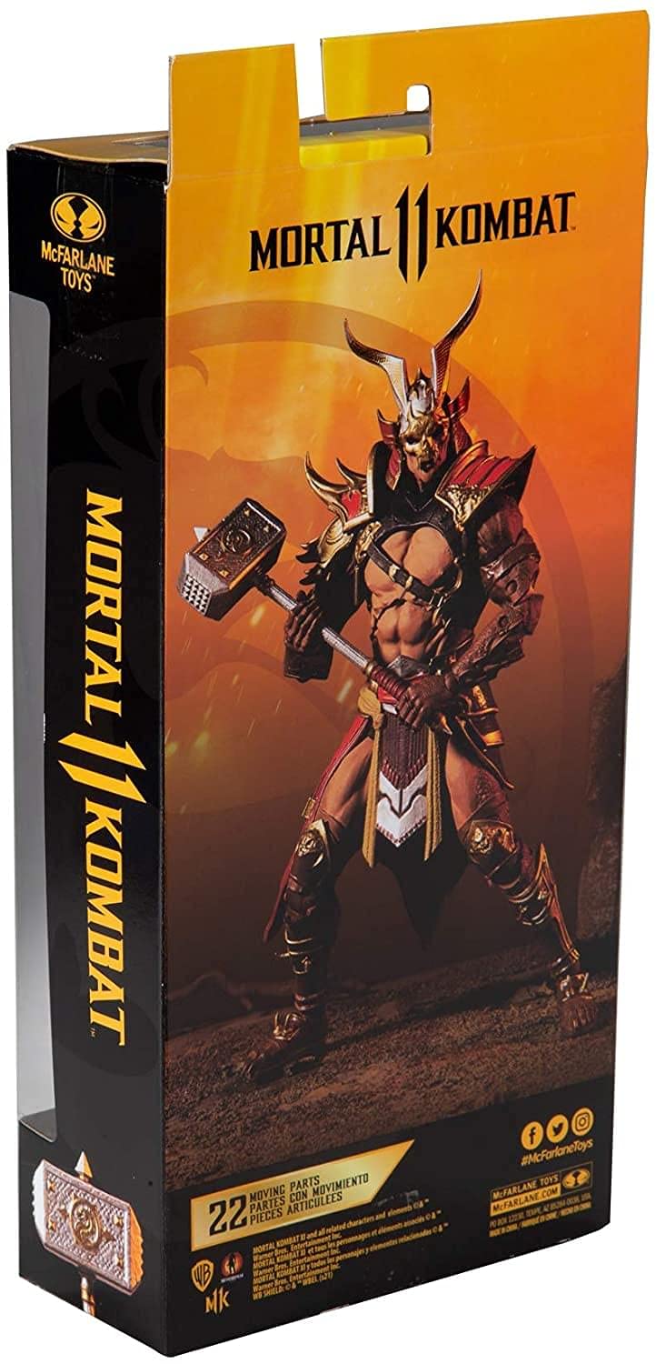 McFarlane Toys Mortal Kombat Shao Khan 7" Action Figure - Brown Plastic - Model 11037-1
