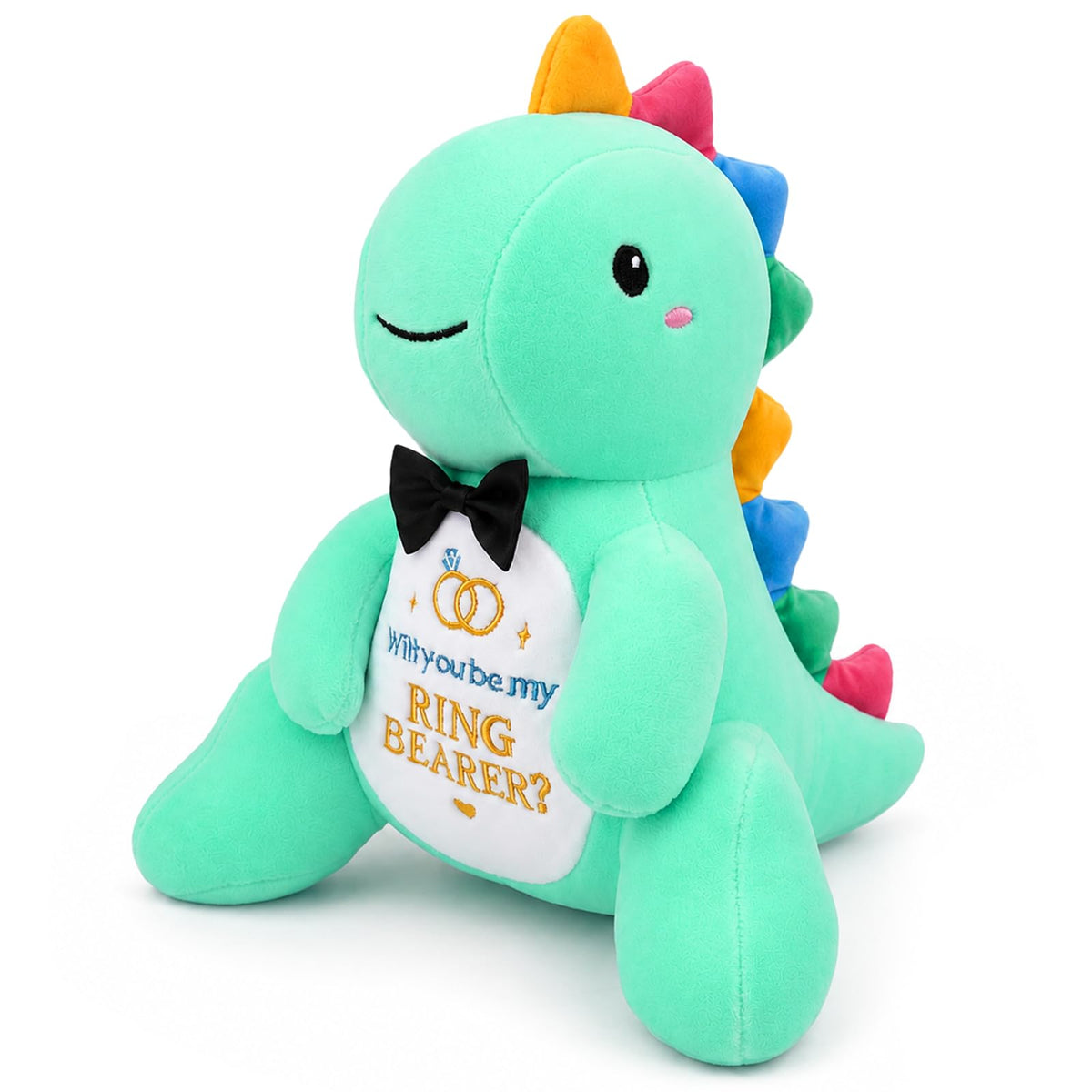 Leokawin Ring Bearer Dinosaur Plush  Will You Be My Ring Bearer