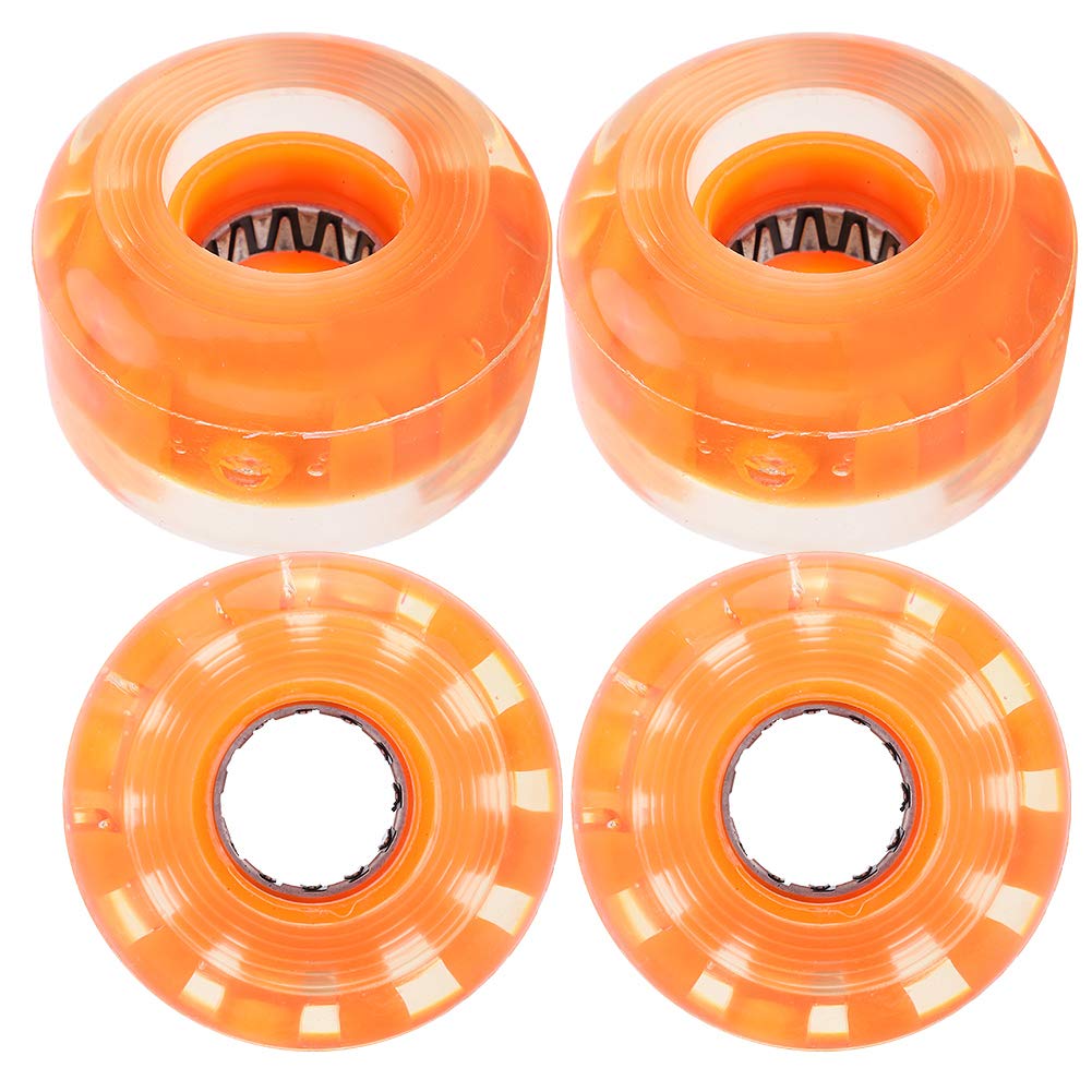 52mm Skateboard Wheel, Professional Skateboard Wheel, Antikid High Elastic Parts for Outdoor Sports Skateboarding Perfect Tool S