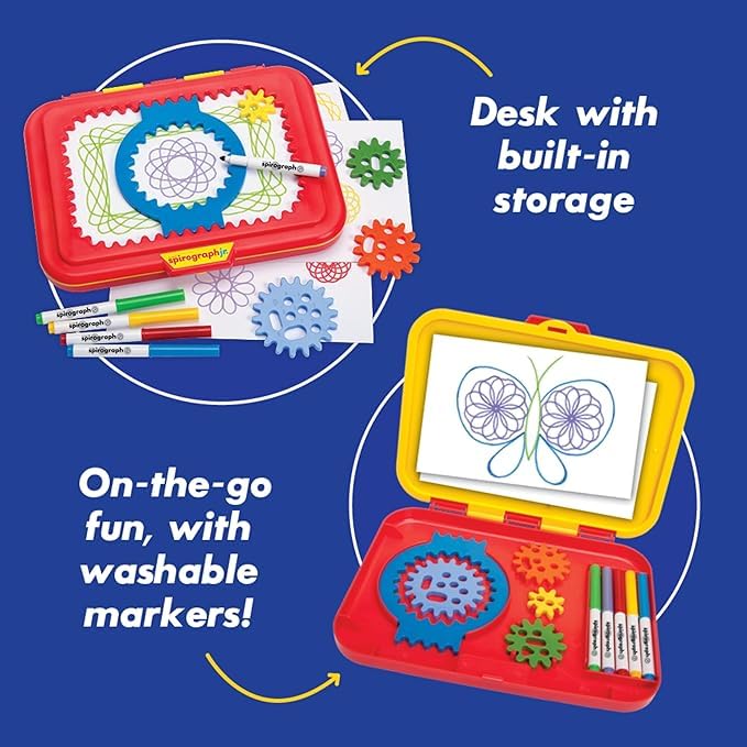 Spirograph Junior Set | Create Amazing Endless Designs | Includes Jumbo Sized Pieces | Creative Arts & Crafts Activity | for Age