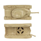 TimMee Toy Tanks for Plastic Army Men - Tan WW2 3pc - Made in USA