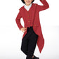 Halloween Kid Boys Medieval Wily Wonk Renaissance Steampunk Outfit Pirate Vintage Frock Coat Red 6 Years
