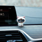 YGMONER Cat Bobblehead Ornament - Gray Resin Shake Head Decoration (Siamese) Model mgygs50269 for Car Dashboard