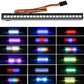 OGRC RC LED Light bar Roof LED Lamp Kit 20 Light Modes Control 155mm for Traxxas 1/10 TRX-4 TRX-6 D90 HSP Redcat RC 4WD Tamiya A