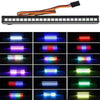 OGRC RC LED Light bar Roof LED Lamp Kit 20 Light Modes Control 155mm for Traxxas 1/10 TRX-4 TRX-6 D90 HSP Redcat RC 4WD Tamiya A