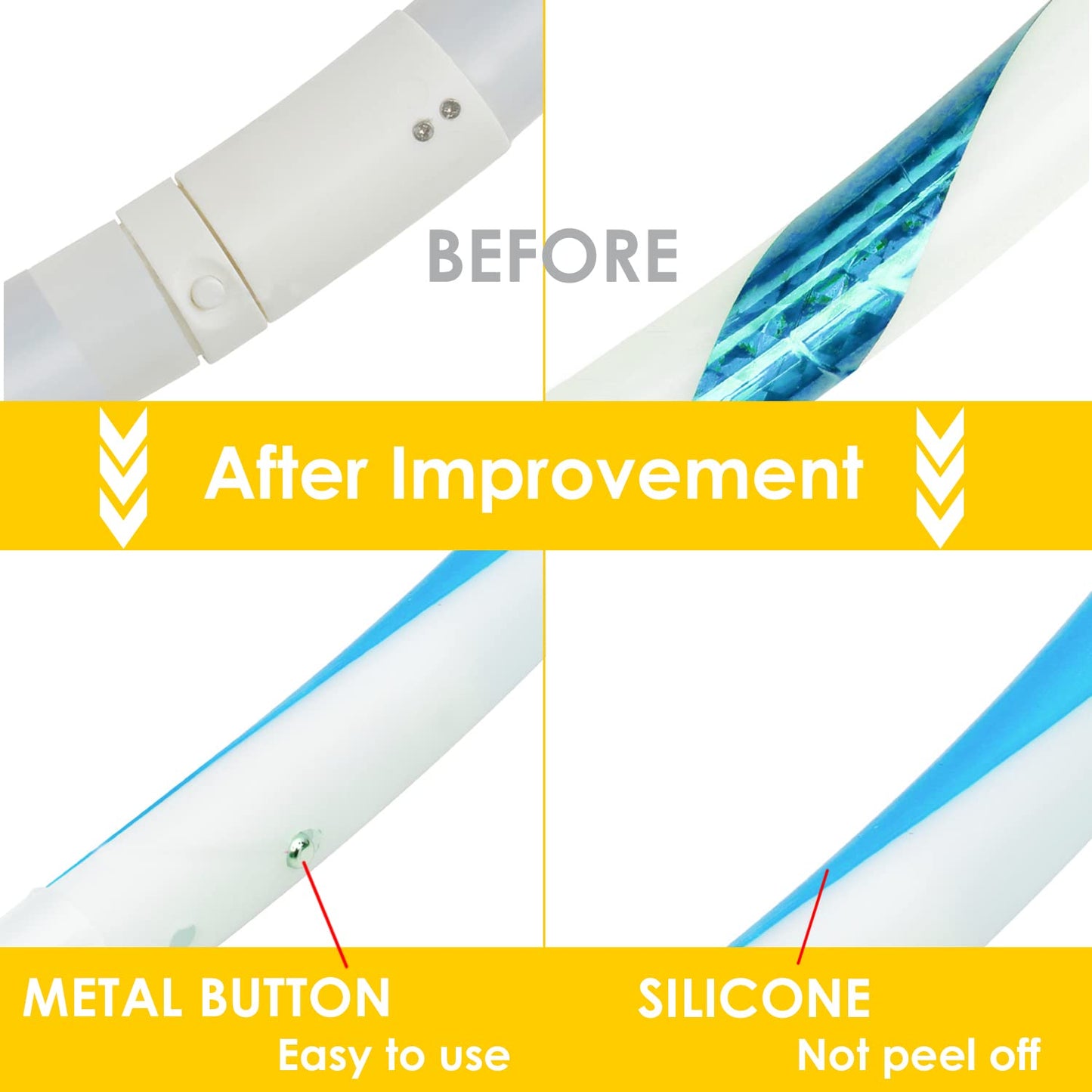 Led Hoop Dance Exercise 24In Light Up Hoop For Adults Kids Children, Auto Color Changing Fitness Equipment, Weight Loss Strobe G